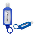 1 Oz. Sanitizer Gel w/ Blue Silicone Holder